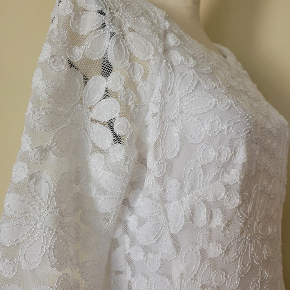 EUC Rabbit Rabbit Rabbit Designs 14 Dress Pullover Fit & Flare Lace Lined - Picture 6 of 16